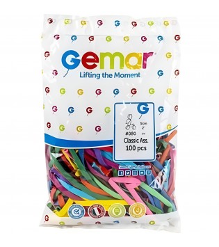 SOSİS RENLİ BALON KOLİ İÇİ 100 PK