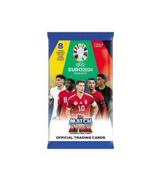 TOPPS OFFİCİAL EURO 2024 MATCH ATTAX - PACK 8 AD - PAKET 36 AD