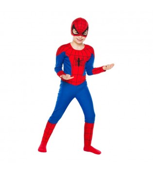 4-6 Yaş Kaslı Spiderman Karakter Kostümü