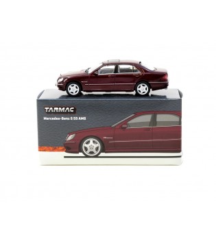 Tarmac 1/64 Mercedes Benz S 55 AMG Bordeaux Red Me