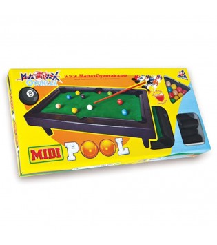 MIDI POOL Orta Boy Bilardo Oyunu