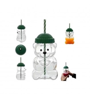 SEVİMLİ PİPETLİ AYI MATARA