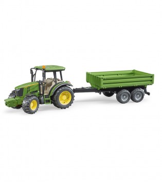 JOHN DEERE 5115 TRAKTÖR & RÖMORK
