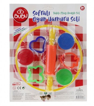 BU-BU SOFRALI OYUN HAMURU SETİ (3x15GR.)