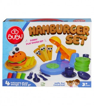 BU-BU OYUN HAMURU SETİ HAMBURGER (L)