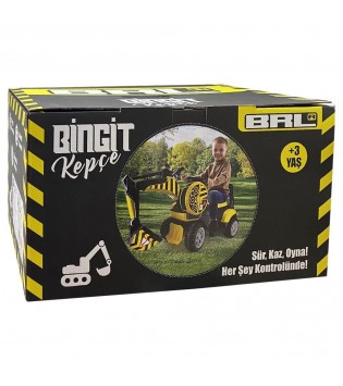 PEDALSIZ BİN-GİT İNŞAAT ARACI- KEPÇE