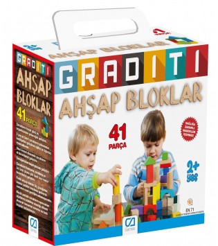 CA.10010 GRADİTİ 41 PARÇA RENKLİ BLOKLAR
