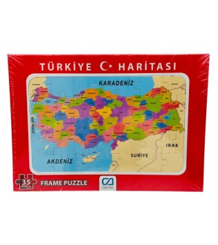 TÜRKİYE HARİTASI FRAME PUZZLE-35