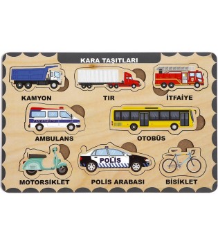AHŞAP KARA TAŞITLARI EĞİTİCİ SET