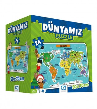 DÜNYAMIZ EĞİTİCİ PUZZLE