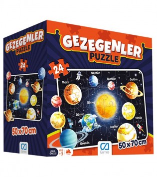 GEZEGENLER EĞİTİCİ PUZZLE