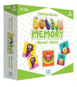 MEMORY MEYVELER - SEBZELER