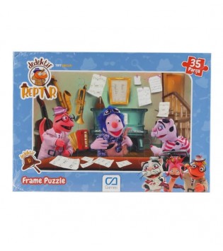 DEDEKTİF REPTIR FRAME PUZZLE - 35