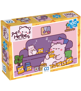 CA100-5337 CA GAMES PEMBE KEDİ PUZZLE 100 CA100-5337 CA GAMES PEMBE KEDİ PUZZLE 100