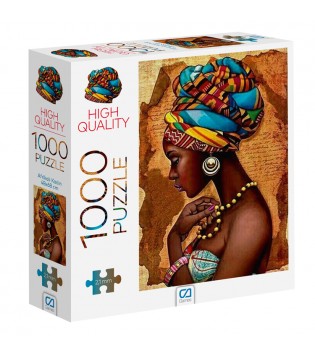 AFRİKALI KADIN PUZZLE 1000