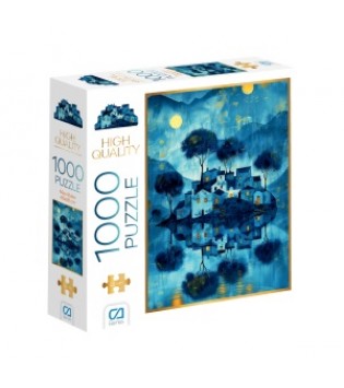 MAVİ EVLER PUZZLE 1000
