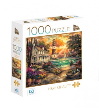  CA1000-7084 CA GAMES TAŞ EV  PUZZLE 1000