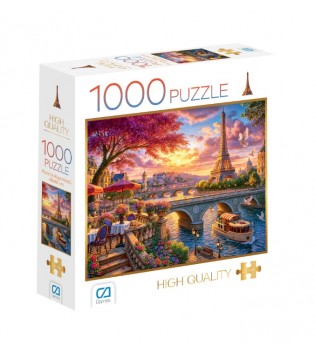  CA1000-7099 CA GAMES PARİSTE AKŞAMÜSTÜ  PUZZLE 1000