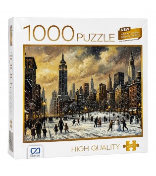 CA1000-7102 CA GAMES KAR ALTINDA NEW YORK PUZZLE 1000