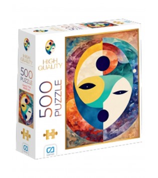 GİZEMLİ YÜZ  PUZZLE 500