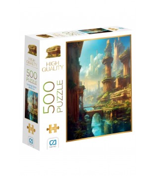 UZAKTAKİ ŞEHİR PUZZLE 500