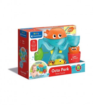 Baby Clementoni - Eğlenceli Arkadaşlar Su Parkı Banyo Oyuncağı