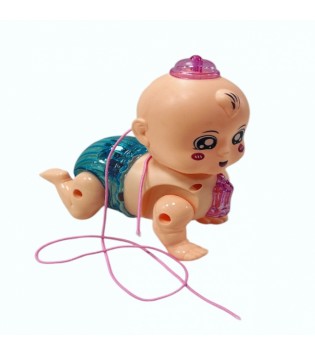 POŞETLİ İPLİ IŞIKLI BEBEK 