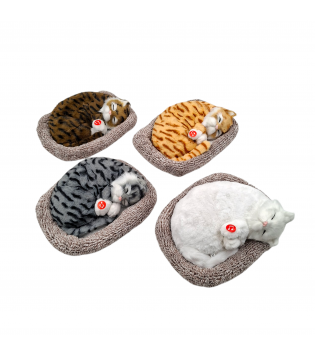 YATAN KEDİ SESLİ IŞIKLI KARNI ŞİŞEN YATAN KEDİ SESLİ IŞIKLI KARNI ŞİŞEN