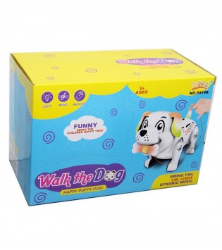 KUTULU PİLLİ IŞIKLI ROBOT KÖPEK