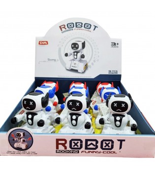 SÜRTMELİ MİNİ STANTLI ROBOT 3 ASST