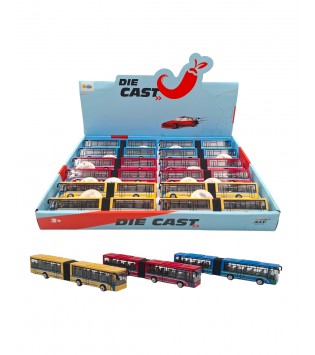 KUTUDA 12Lİ METAL SÜRTMELİ KÖRÜKLÜ OTOBÜS