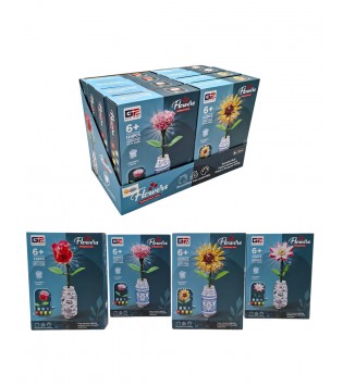 KUTUDA 4 ASST.74-137 PARÇA SAKSIDA ÇİÇEK LEGO