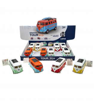 KUTUDA MÜZİKLİ 12Lİ METAL ÇEK BIRAK MİNİBÜS