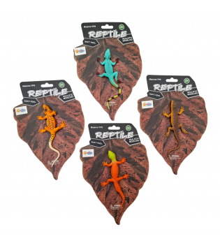 KARTELADA 4 ASST.YUMUŞAK SÜRÜNGEN HAYVANLAR