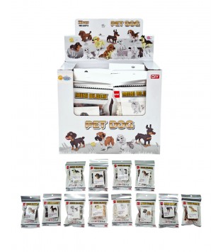 BLOK KÖPEK YAPI SETİ 12 ASST.