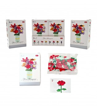 KUTUDA 8 Lİ PAKETTE ÇİÇEK LEGO KUTUDA 8 Lİ PAKETTE ÇİÇEK LEGO