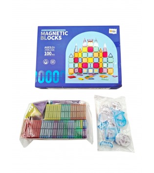 MANYETİK BLOKLAR 100 PARÇA 5.5 CM