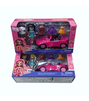 KUTULU ARABALI BEBEK SETİ