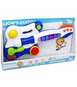 NİNİ BABY GİTAR LİON IŞIKLI SESLİ MÜZİKLİ