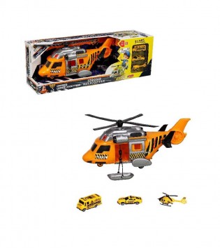 HEROES TOYS HELİKOPTER İNŞAAT  SETİ ARABALI