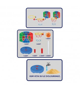 PJ MASK KÜÇÜK AYAKLI BASKETBOL SET