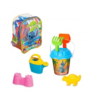 STITCH RESİMLİ SIRT ÇANTASI PLAJ SET