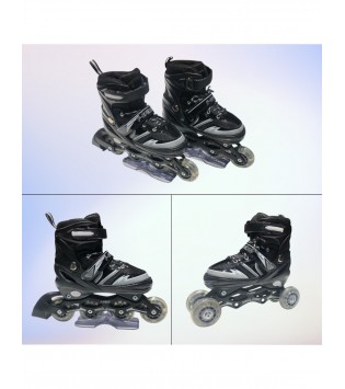 F SPORTS BLACK AYARLANABİLİR IŞIKLI PATEN S