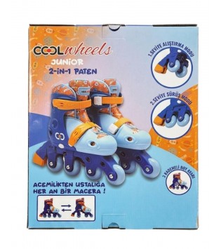 COOL WHEELS JUNIOR PATEN MAVI XS/S (27-30) (31-34) COOL WHEELS JUNIOR PATEN MAVI XS/S (27-30) (31-34)