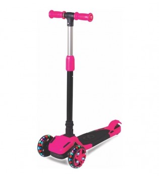 COOL WHEELS TULPAR IŞIKLI KATLANIR SCOOTER PEMBE