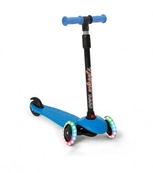 COOL WHEELS IŞIKLI STAR SCOOTER MAVİ