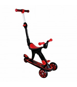 COOL WHEELS 3 IN 1 YÖNLENDİRMELİ SCOOTER KIRMIZI