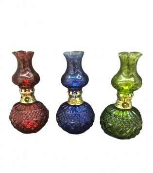 OrTA BOY RENKLİ DEKORATİF GAZ LAMBASI
