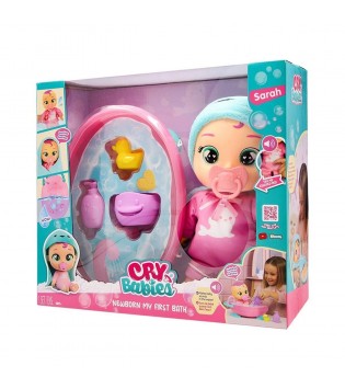 Giochi Cry Babies İlk Banyo Sarah CYB71000 Giochi Cry Babies İlk Banyo Sarah CYB71000