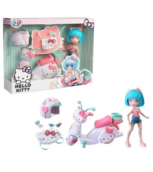 Hello Kitty Manga Bebek Pretty Pink Figür Seti HKTF3000